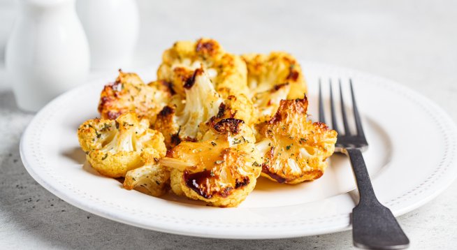 Печен меден карфиол