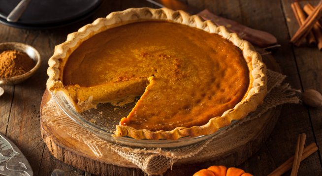 Много лесен тиквен пай