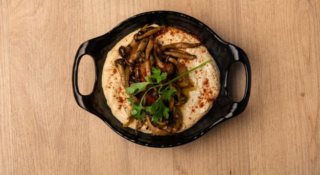 Хумус с гъби 