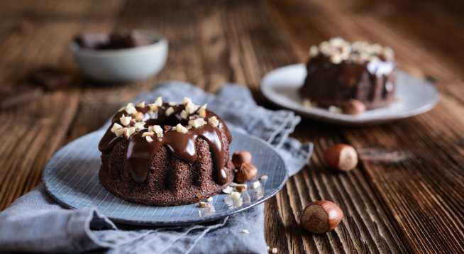 Кексчета с течен шоколад и кафе