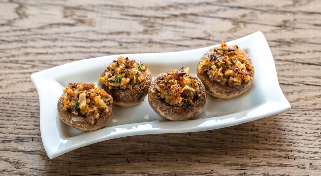 Пълнени гъби с телешко