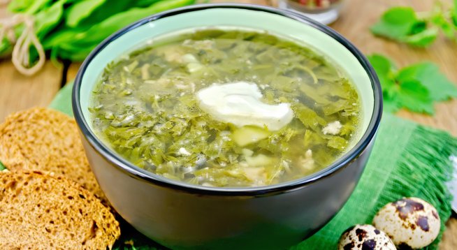 Селска супа с коприва.
