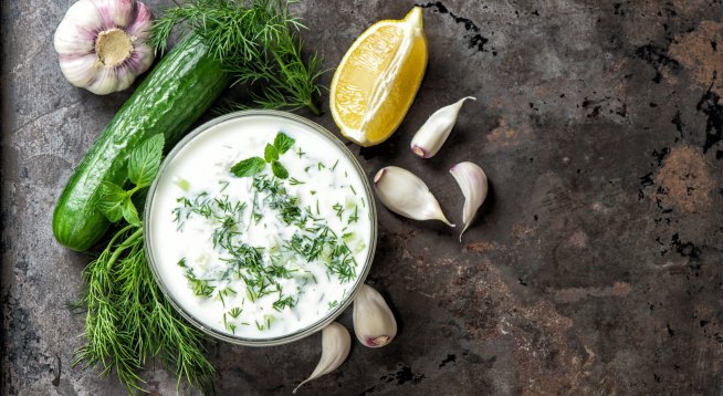 Дзадзики с йогурт