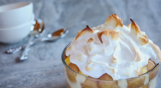 Бананов пай с меренг