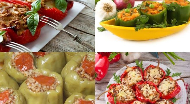 Разнообразни рецепти за пълнени чушки