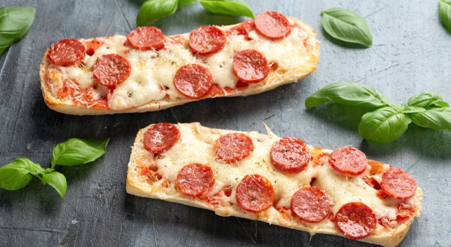 Лесна пица багета