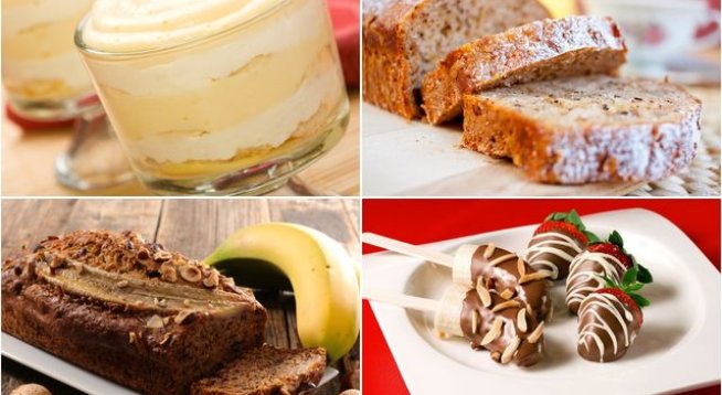 14 рецепти за десерти с банани