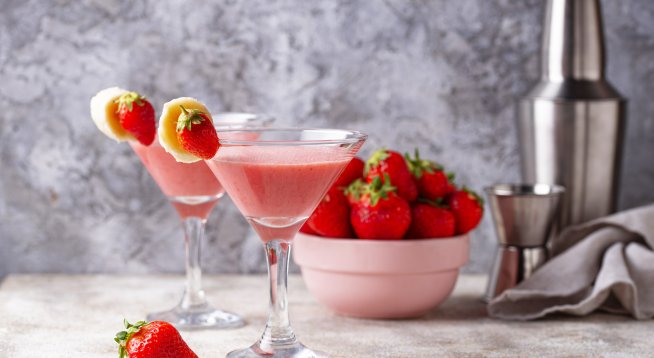Ягодова маргарита с банан. Снимка: istock
