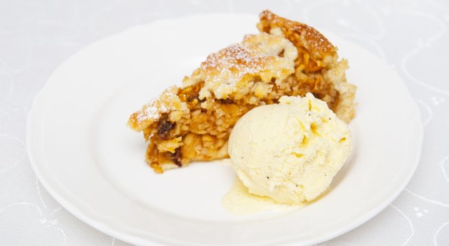 Хрупкав ябълков десерт