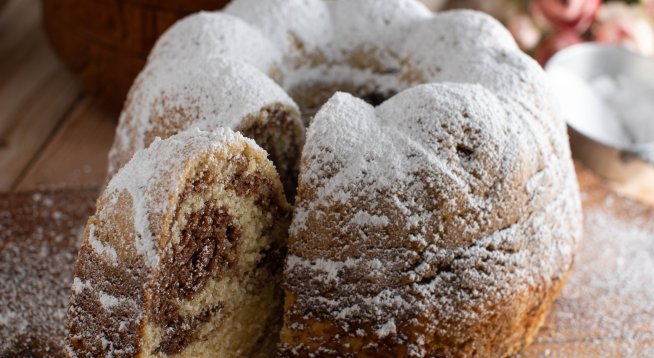 Италиански мраморен кекс