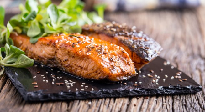 Сьомга на фурна с кленов сироп. Снимка: istock