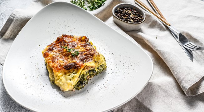 Домашна лазаня със спанак. Снимка: istock