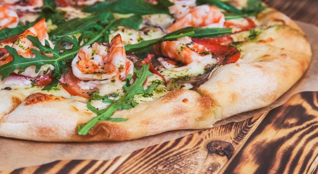 Пица със скариди. Снимка: istock