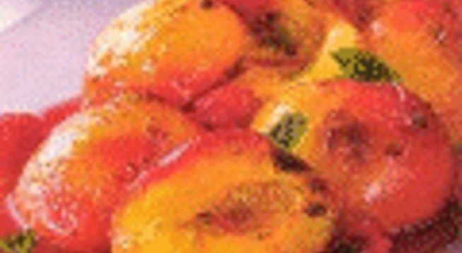 Праскови на скара