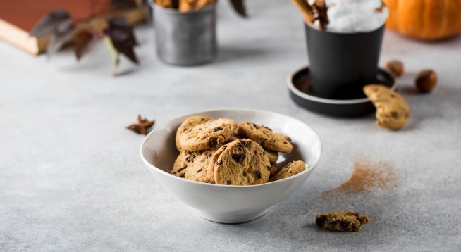 Тиквени кукис с шоколадови капки