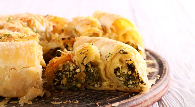 Баница със сирене и спанак за Еньовден