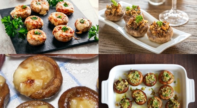 10 рецепти за пълнени гъби