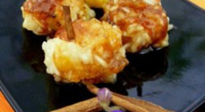 Карамелизирани оризови топчета