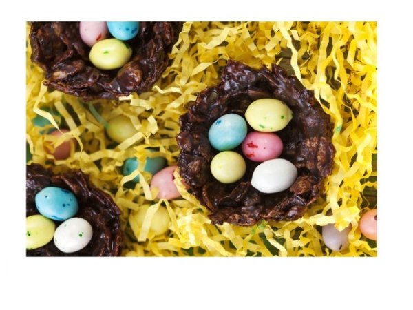 Шоколадови гнезда - рецептата вижте тук.