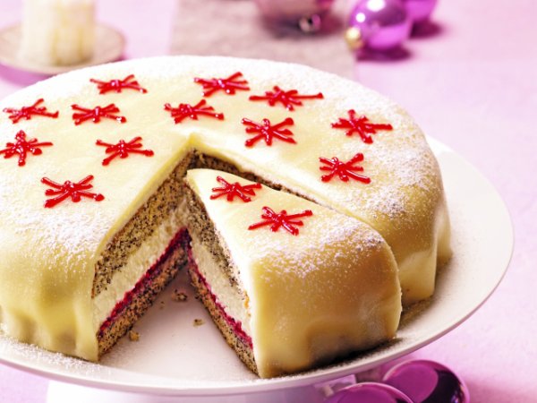 Звездна марципанова торта