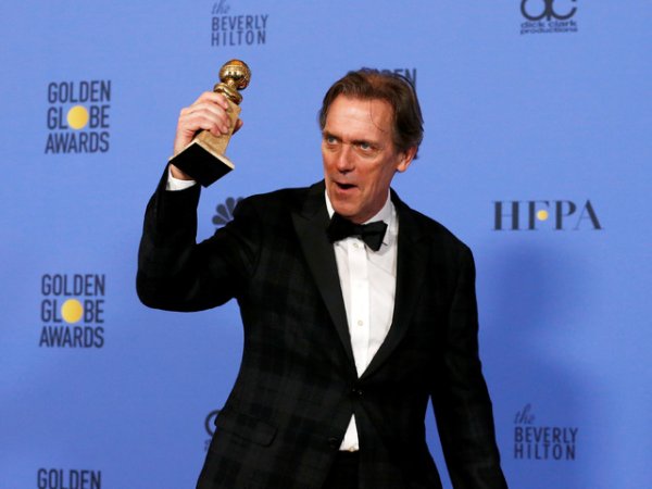 Хю Лори взе награда за сериала "Night Manager".&nbsp;Снимка: Reuters