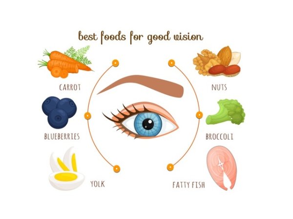 Храни за очното здраве
За да се радвате на добро зрение, хапвайте достатъчно ядки, по-мазни риби, броколи, сини боровинки, моркови и яйчен жълтък.&nbsp;&nbsp;Илюстрация: istock